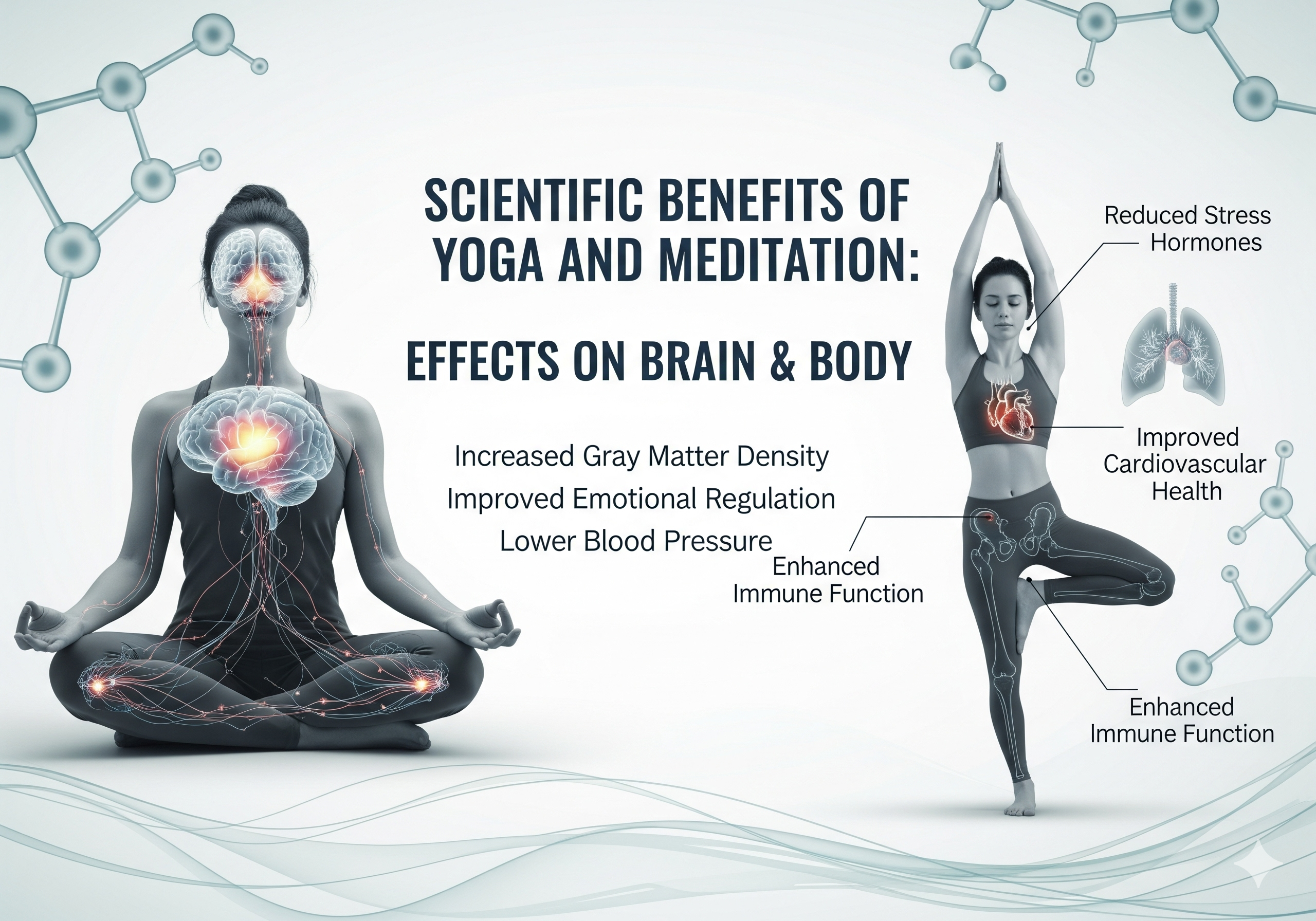 Scientific Benefits of Yoga and Meditation Effects on Brain & Body
