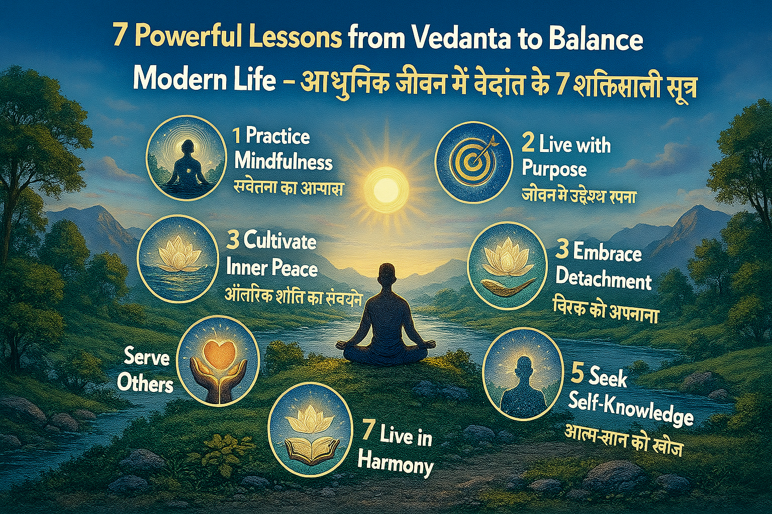Lessons from Vedanta to Balance Modern Life